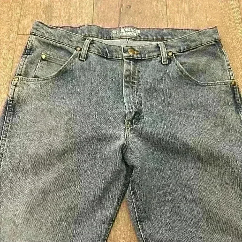 WRANGLER‎ 47MACSB Advanced Comfort Jeans Mens 36x30 Blue Regular Fit